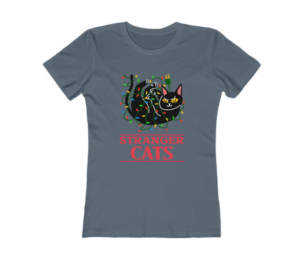 Stranger Cats Women's Boyfriend Tee