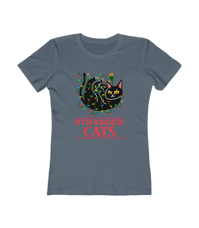 Stranger Cats Women's Boyfriend Tee