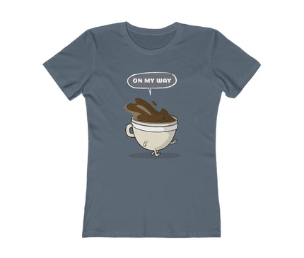 On My Way Women's Boyfriend Tee