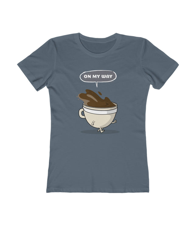 On My Way Women's Boyfriend Tee