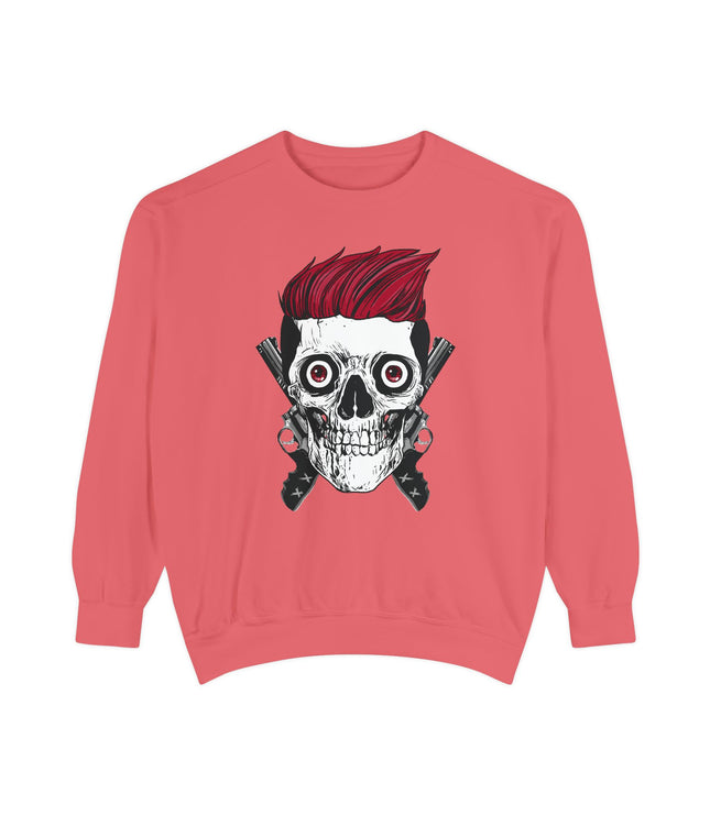 Skull With Guns Premium Sweatshirt