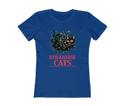 Stranger Cats Women's Boyfriend Tee