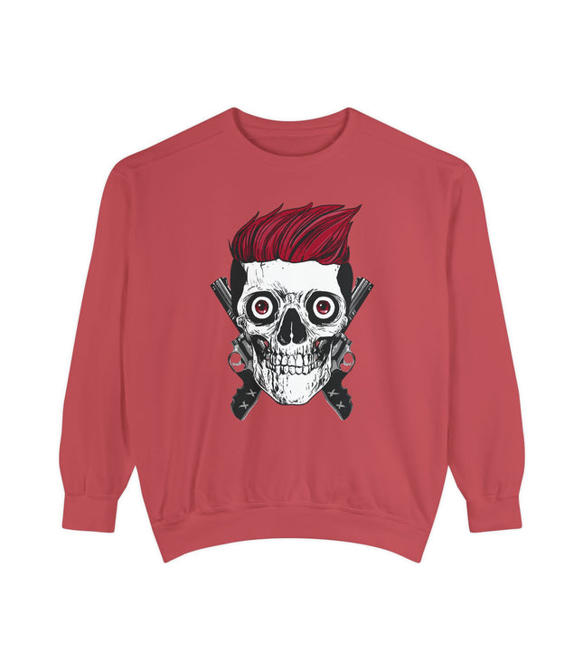 Skull With Guns Premium Sweatshirt