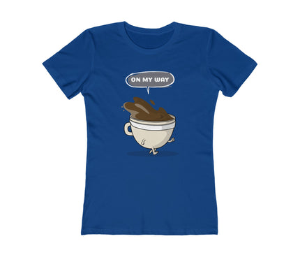 On My Way Women's Boyfriend Tee
