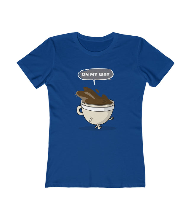 On My Way Women's Boyfriend Tee