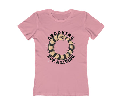 Spooking For Living Women's Boyfriend Tee