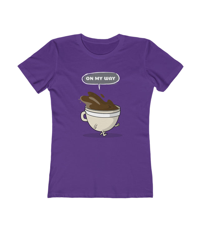 On My Way Women's Boyfriend Tee