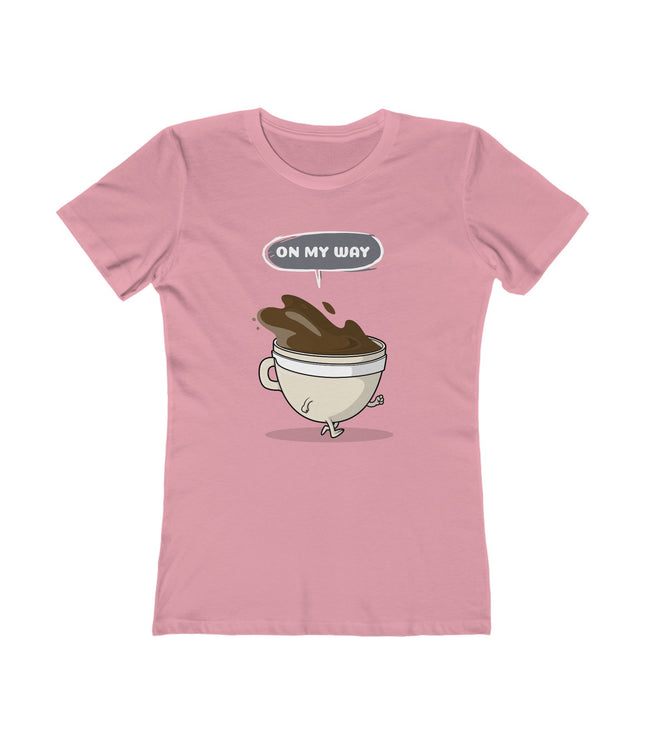 On My Way Women's Boyfriend Tee