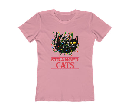 Stranger Cats Women's Boyfriend Tee