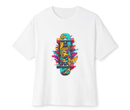 Colored Skateboard Oversized T-Shirt