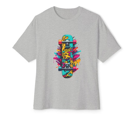 Colored Skateboard Oversized T-Shirt