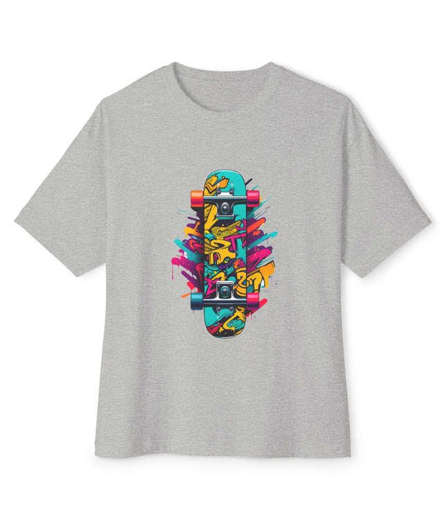 Colored Skateboard Oversized T-Shirt