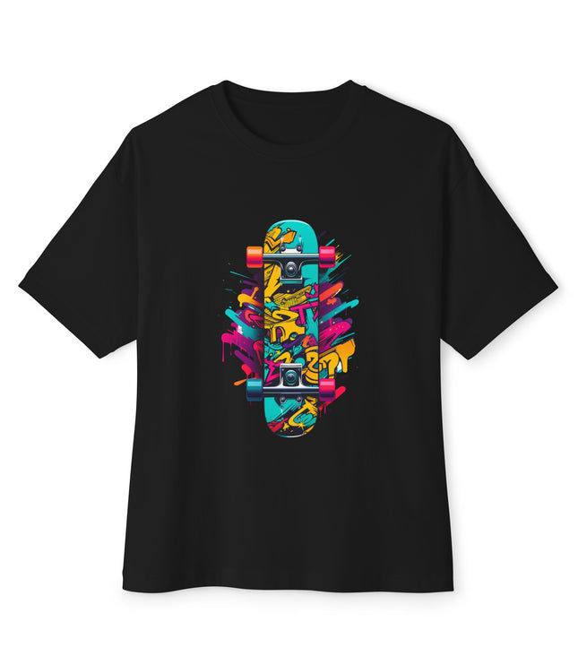 Colored Skateboard Oversized T-Shirt
