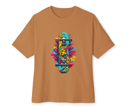 Colored Skateboard Oversized T-Shirt
