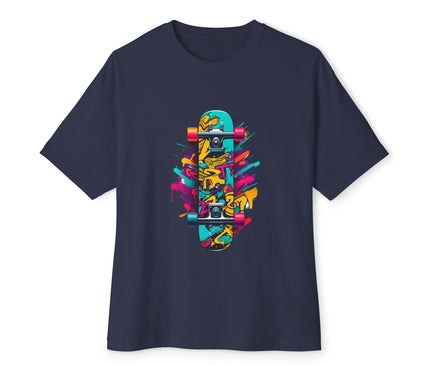 Colored Skateboard Oversized T-Shirt