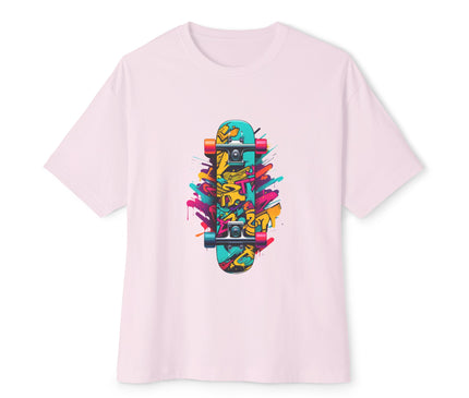 Colored Skateboard Oversized T-Shirt