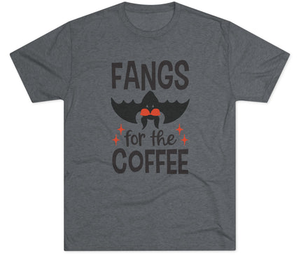 Fangs for the Coffee Tri-blend T-Shirt