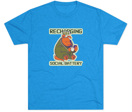 Recharging Social Battery Tri-Blend T-Shirt