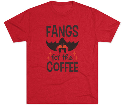Fangs for the Coffee Tri-blend T-Shirt