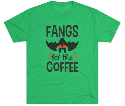 Fangs for the Coffee Tri-blend T-Shirt