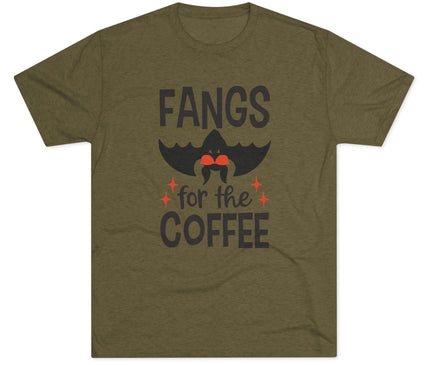 Fangs for the Coffee Tri-blend T-Shirt