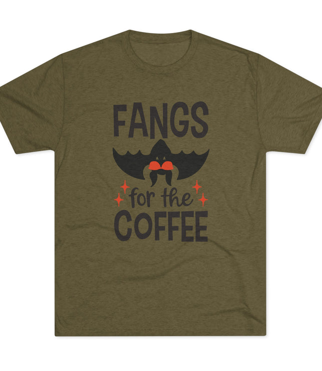 Fangs for the Coffee Tri-blend T-Shirt