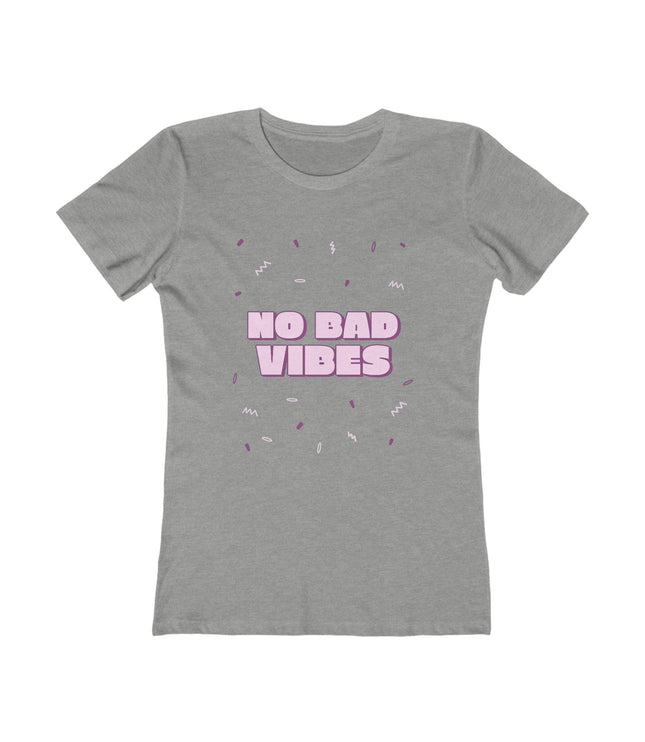 No Bad Vibes Women's Boyfriend Tee