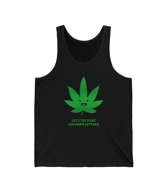 Lucifer" Lettuce Jersey Tank