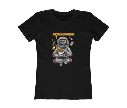 Space Dinner Women's Boyfriend Tee