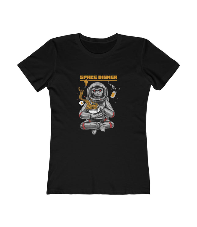 Space Dinner Women's Boyfriend Tee