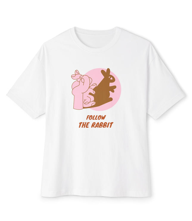 Follow The Rabbit Oversized T-Shirt