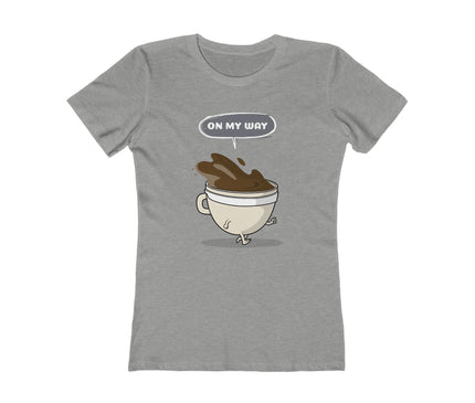 On My Way Women's Boyfriend Tee