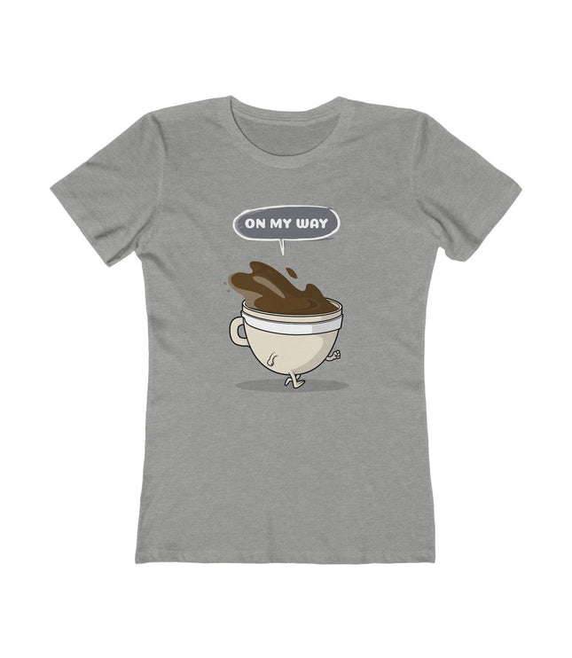 On My Way Women's Boyfriend Tee