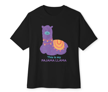 This Is My Pajama Llama Oversized T-Shirt