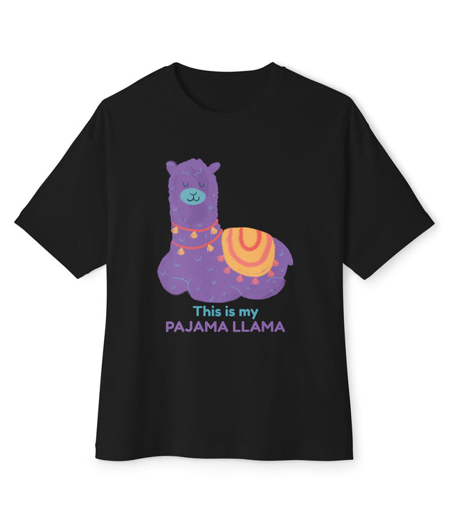 This Is My Pajama Llama Oversized T-Shirt