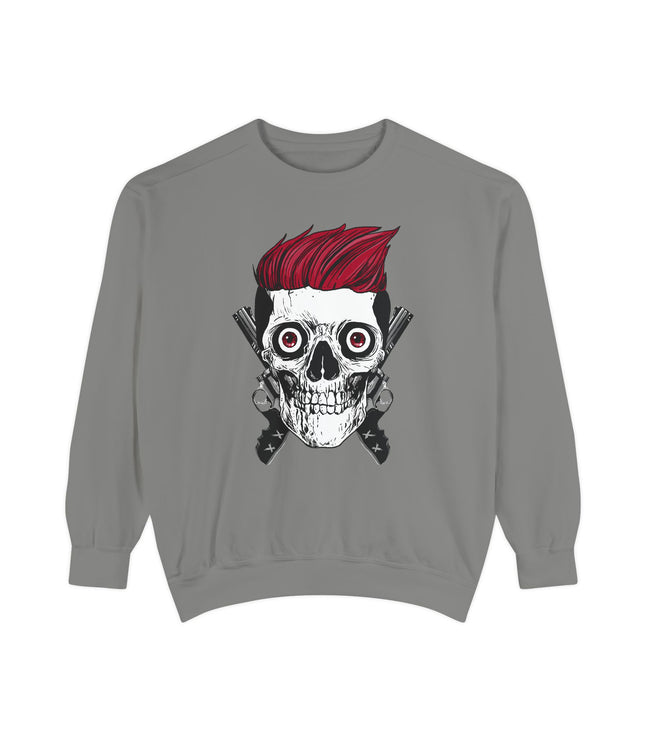 Skull With Guns Premium Sweatshirt