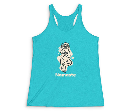 Namaste Women's Tri-Blend Racerback Tank