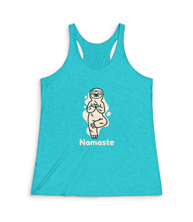 Namaste Women's Tri-Blend Racerback Tank