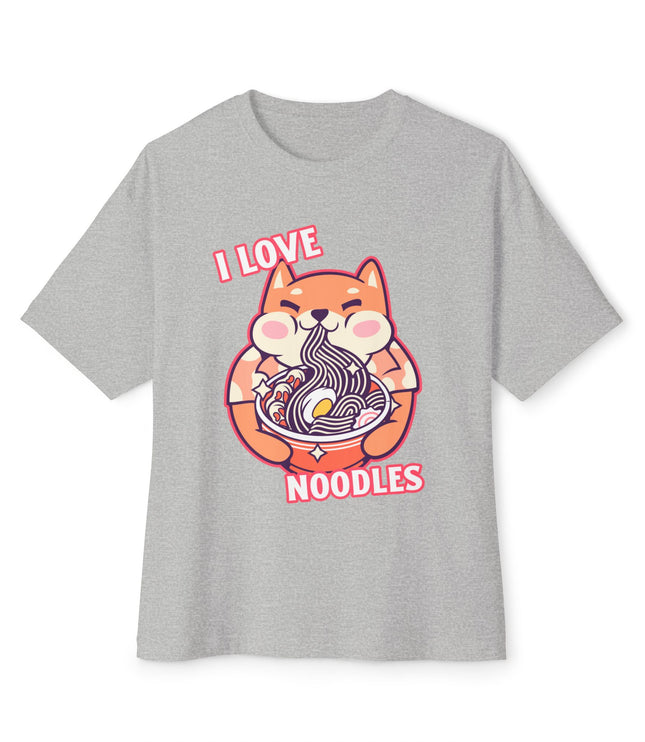 I Love Noodles Oversized T-Shirt