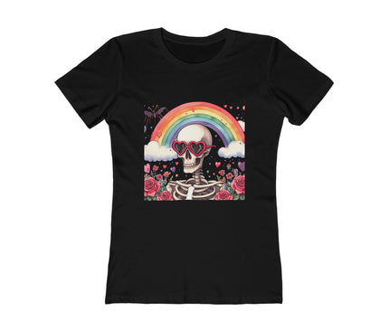 Spring Skull Women's Boyfriend Tee