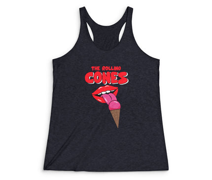 The Rolling Cones Women's Tri-Blend Racerback Tank