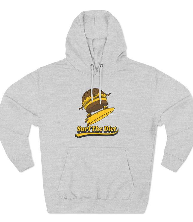 Surf The Diet Premium Pullover Hoodie