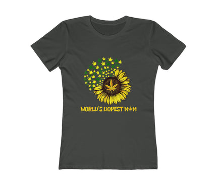 World's Dopest Mom Women's Boyfriend Tee