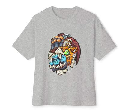 Tribal Jaguar Skull  Oversized T-Shirt