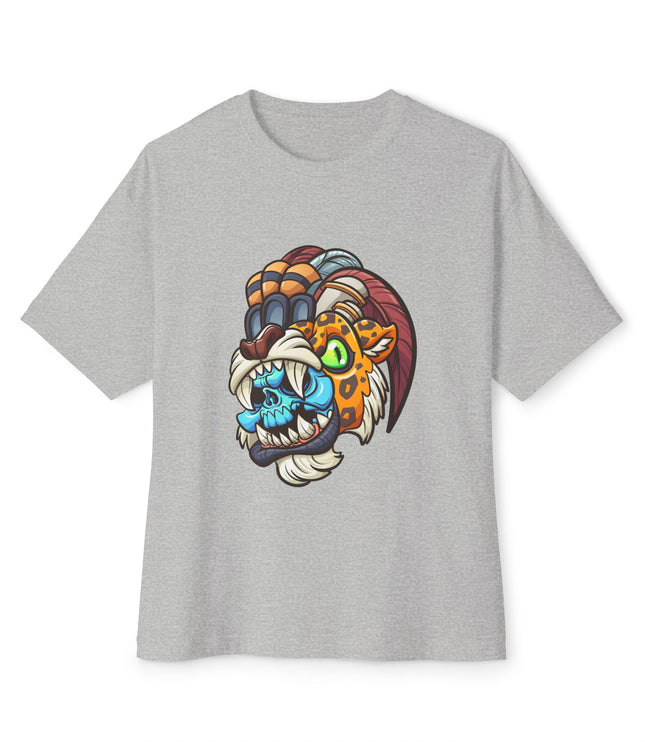 Tribal Jaguar Skull  Oversized T-Shirt