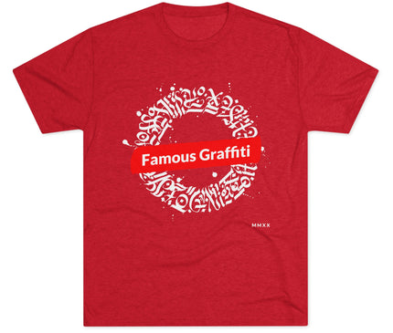 Famous Graffiti Tri-Blend T-Shirt