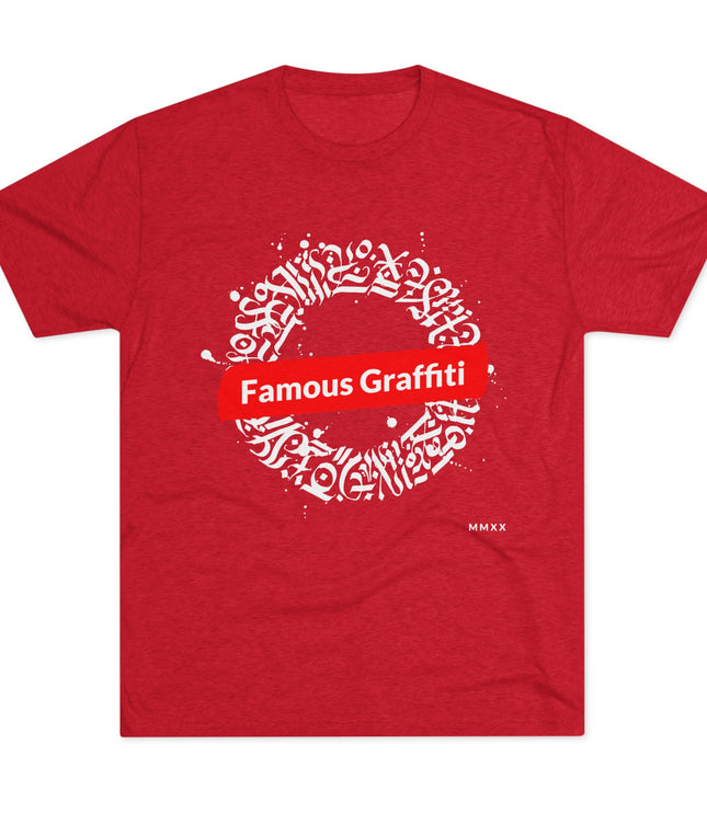 Famous Graffiti Tri-Blend T-Shirt