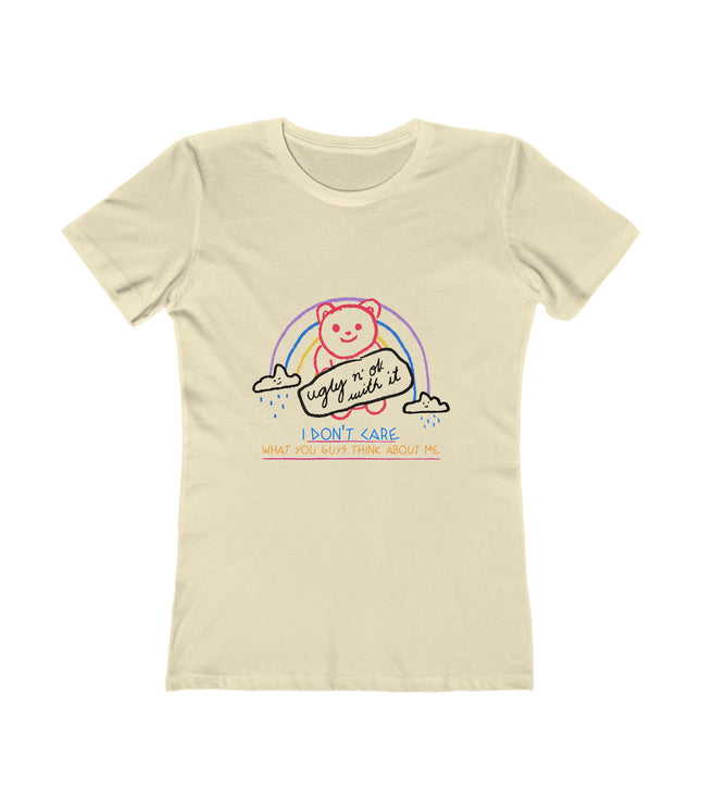 I Don't Care Women's Boyfriend Tee