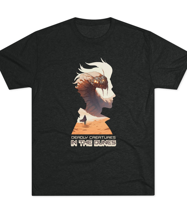 Deadly Creatures In The Dunes Tri-Blend T-Shirt