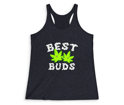 Best Buds Women's Tri-Blend Racerback Tank